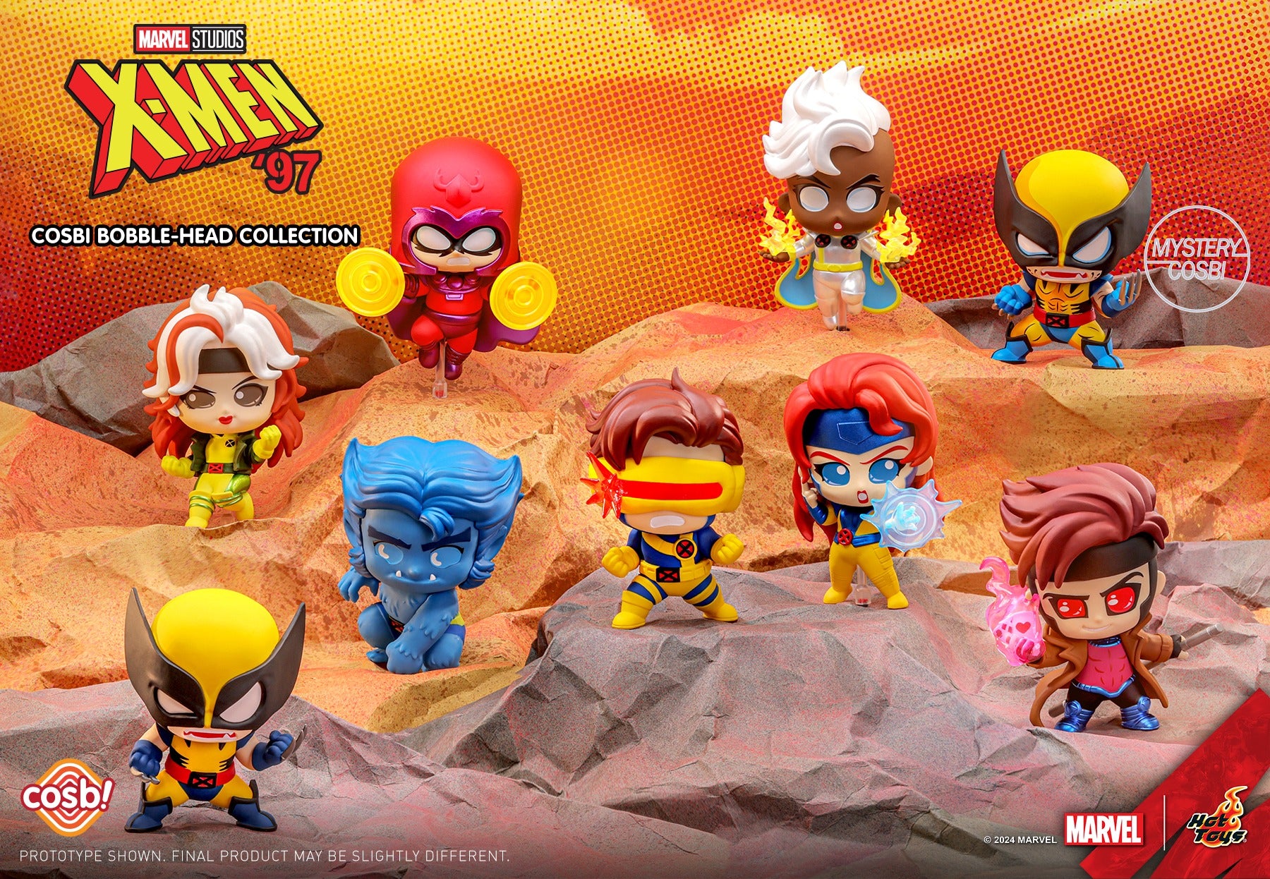 Hot Toys Marvel X-Men '97 Cosbi Bobble-Head Collection (Full set of 8)