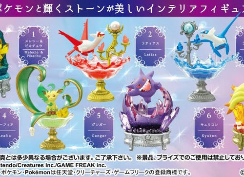 Load image into Gallery viewer, Re-ment Pokemon Gemstone Collection Shining Miracle Of Mystery 6pcs Complete Box
