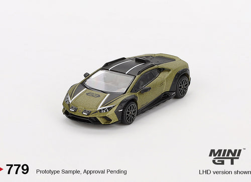 Load image into Gallery viewer, Mini GT #779 1/64 Lamborghini Huracan Sterrato Verde Gea Matt RHD
