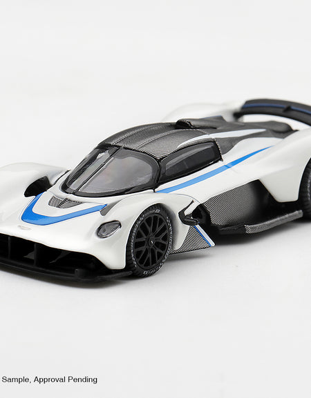 (Pre-order) Mini GT #1419 Aston Martin Valkyrie Escaping White Diecast Model Car