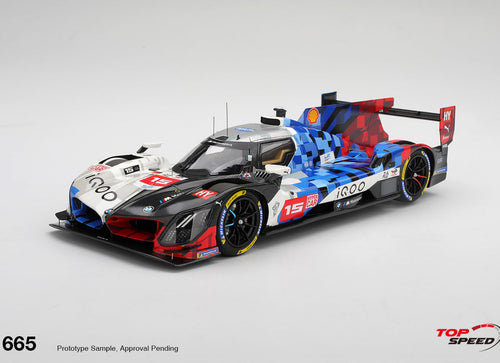 Load image into Gallery viewer, (Pre-order)Top Speed 1/18 BMW M Hybrid V8 #15 BMW M TEAM WRT 2025 Le Mans 24 Hrs
