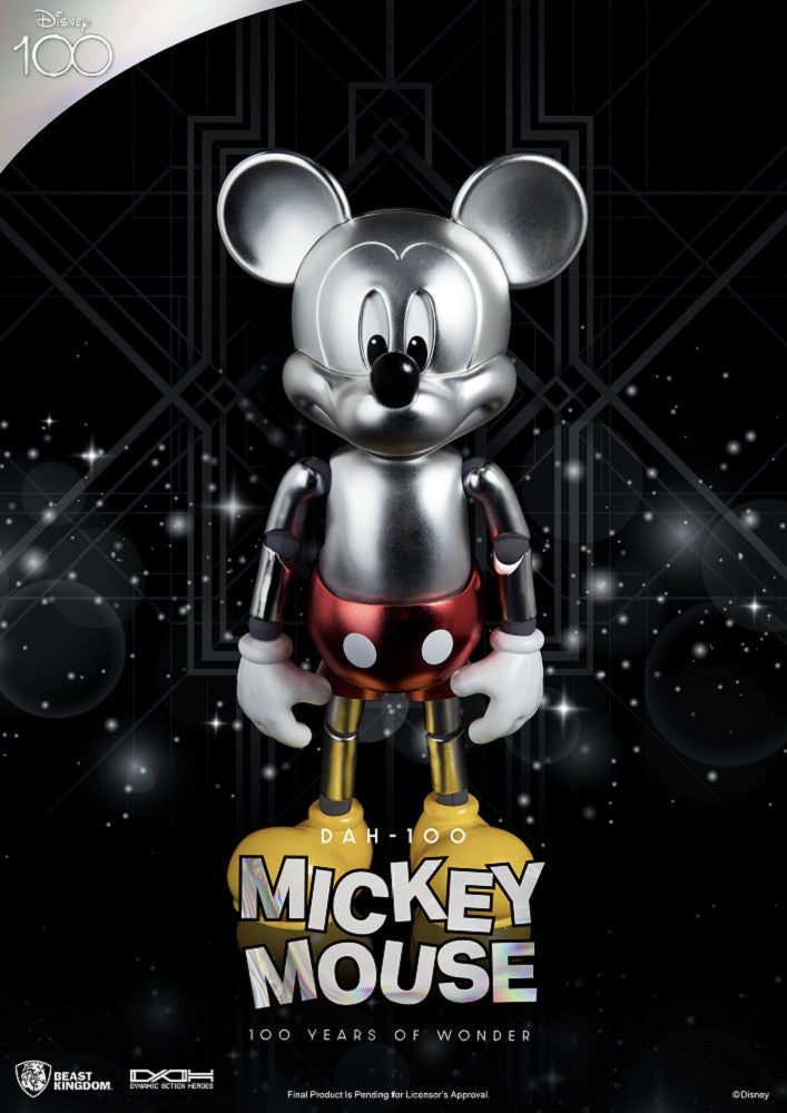 Beast Kingdom DAH-100 Disney 100 Years of Wonder Mickey Mouse Action Figure Set