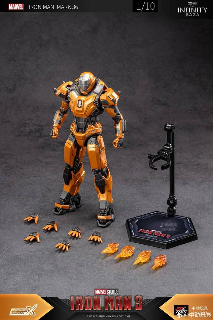 ZD Toys Marvel Avengers 1/10 Iron Man MK36 Action Figure