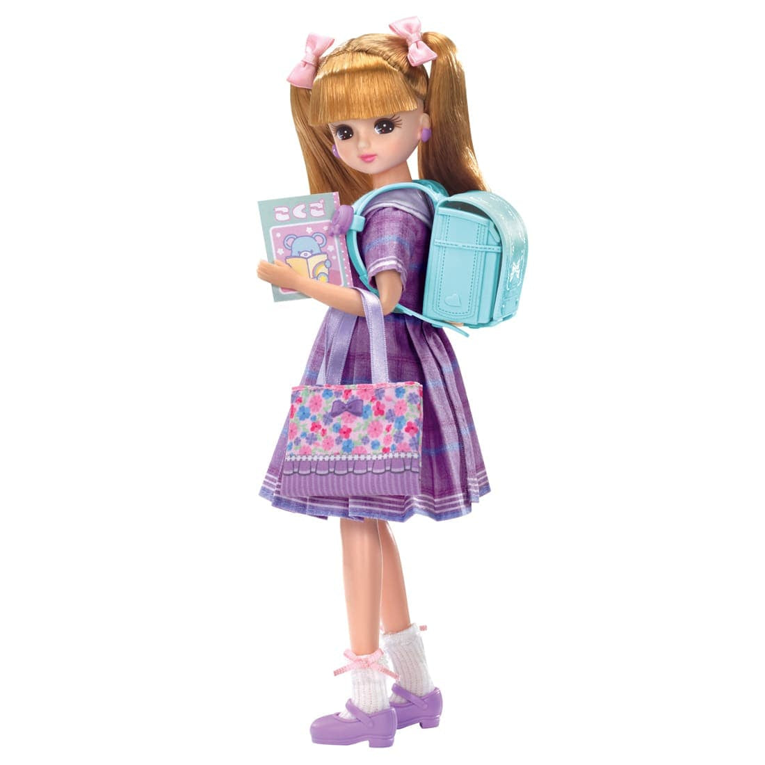 Takara Tomy Licca-chan Doll LD-08 Wakuwaku First Grader School Uniform Set Toy