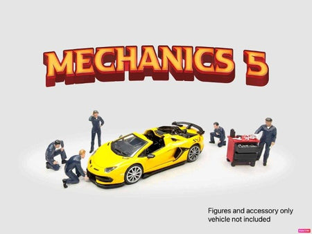 American Diorama 1:64 Figure Set: Mechanics 5 AD-2435