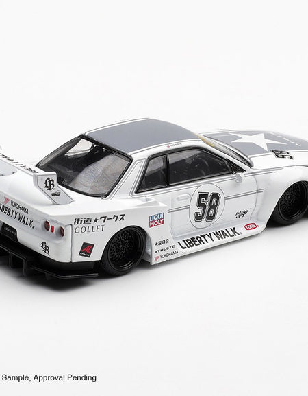MINI GT #1217 Nissan GT-R32 LB-Kaido Works TAS 2025 Diecast Model