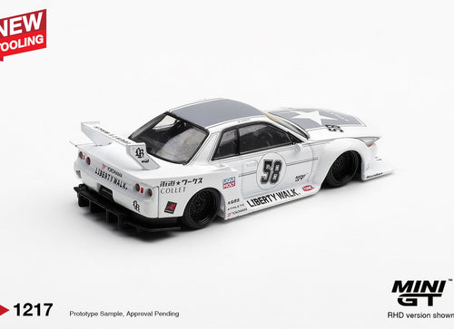 Load image into Gallery viewer, (Pre-order) MINI GT #1217 Nissan GT-R32 LB-Kaido Works TAS 2025 Diecast Model
