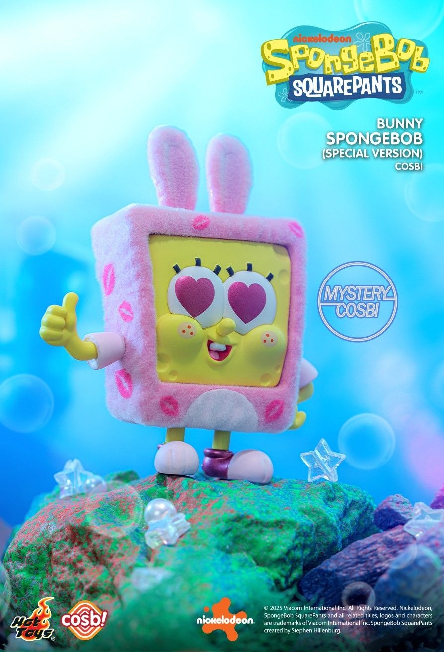 Hot Toys SpongeBob SquarePants Cosbi Bobble-Head Figure Collection (Set of 8)