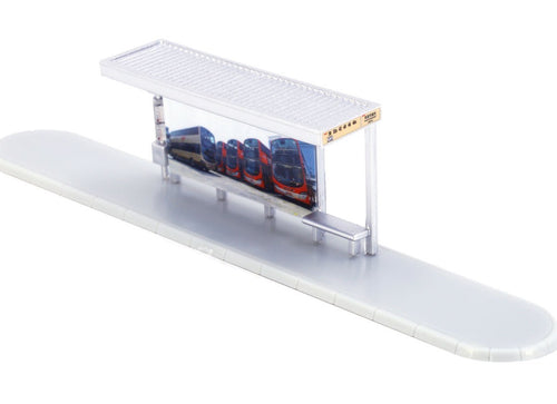 Load image into Gallery viewer, Tiny 1/110 Dioramas Bus Stop Shelter- KMB (Blind Box) (set of 12)

