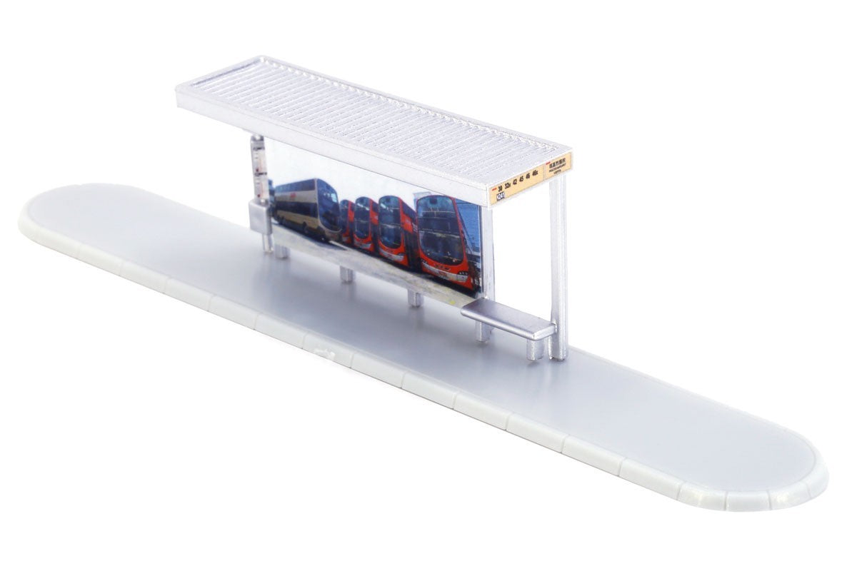 Tiny 1/110 Dioramas Bus Stop Shelter- KMB (Blind Box) (set of 12)