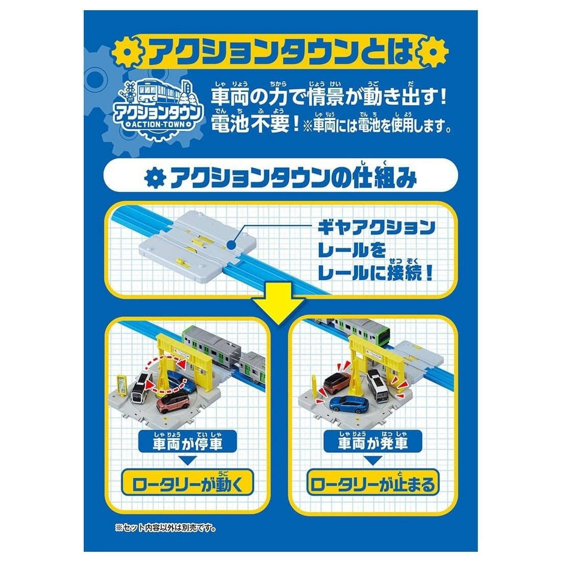 Takara Tomy Plarail Accessory J-31 Action Town Station Rotary