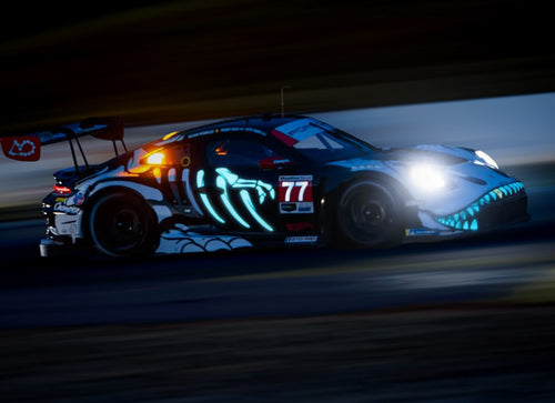 Load image into Gallery viewer, (Pre-order) Mini GT #1436 Porsche 911 GT3 R (992) #77 AO Racing Skeleton Rexy
