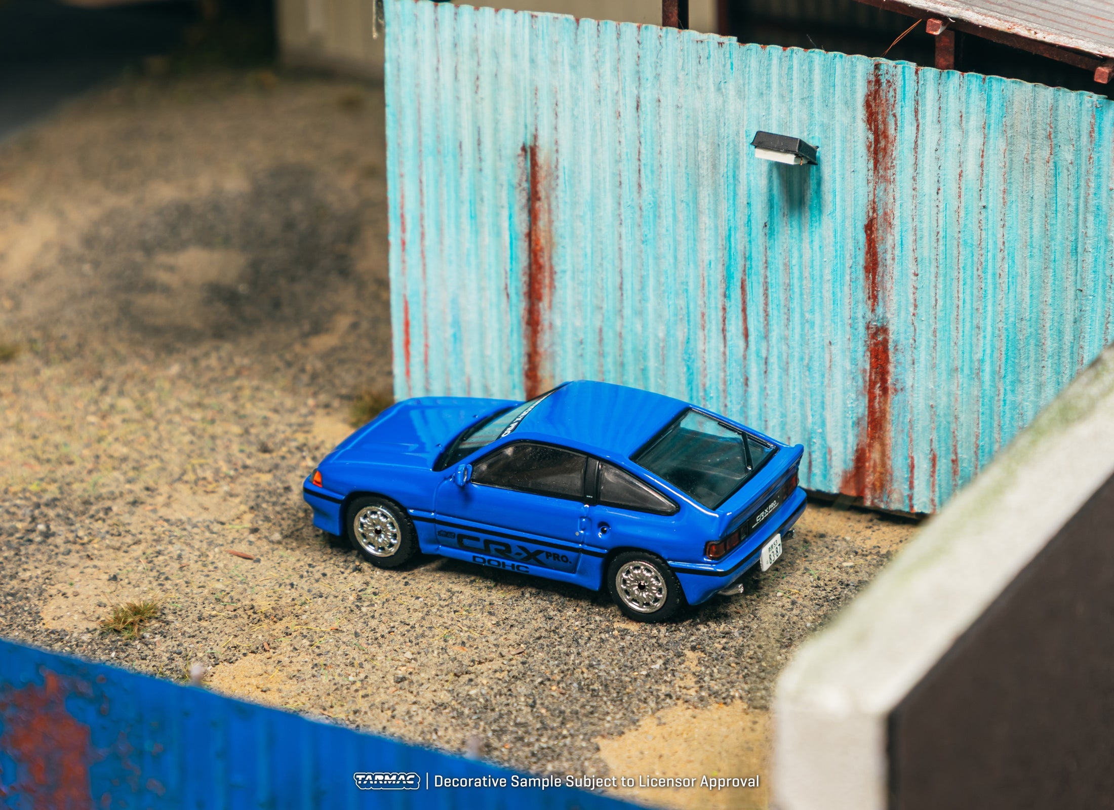 Tarmac Works 1/64 HONDA Ballade Sports MUGEN CR-X PRO Blue Model Car