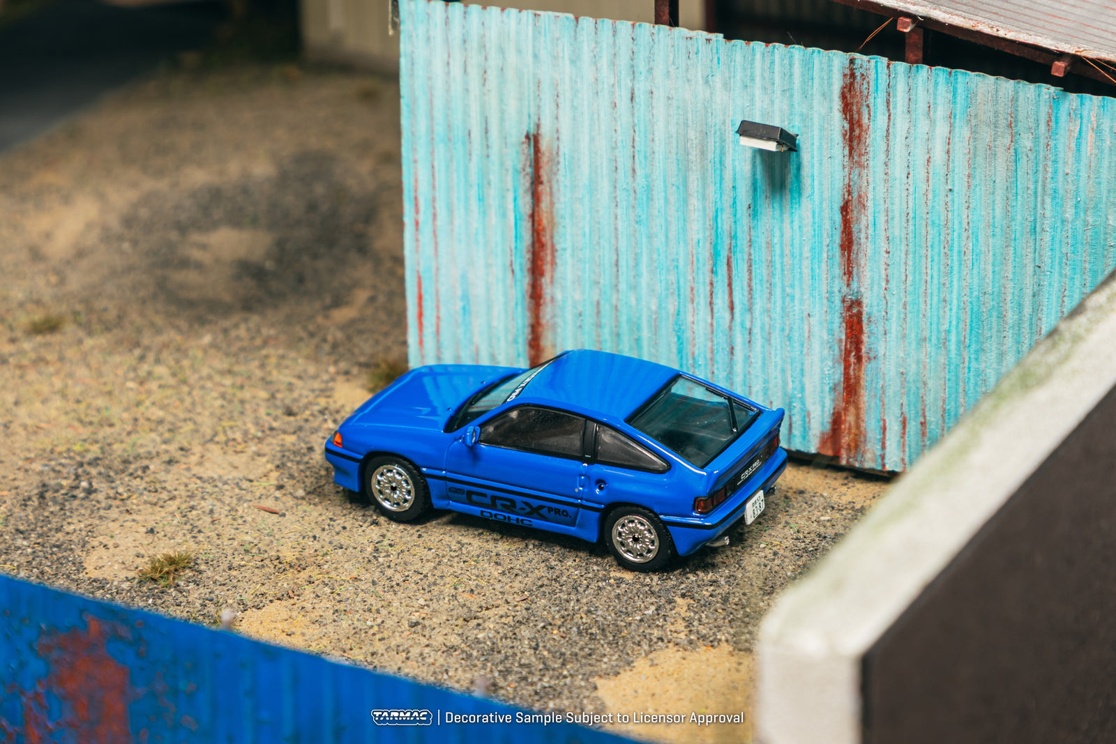 Tarmac Works 1/64 HONDA Ballade Sports MUGEN CR-X PRO Blue Model Car