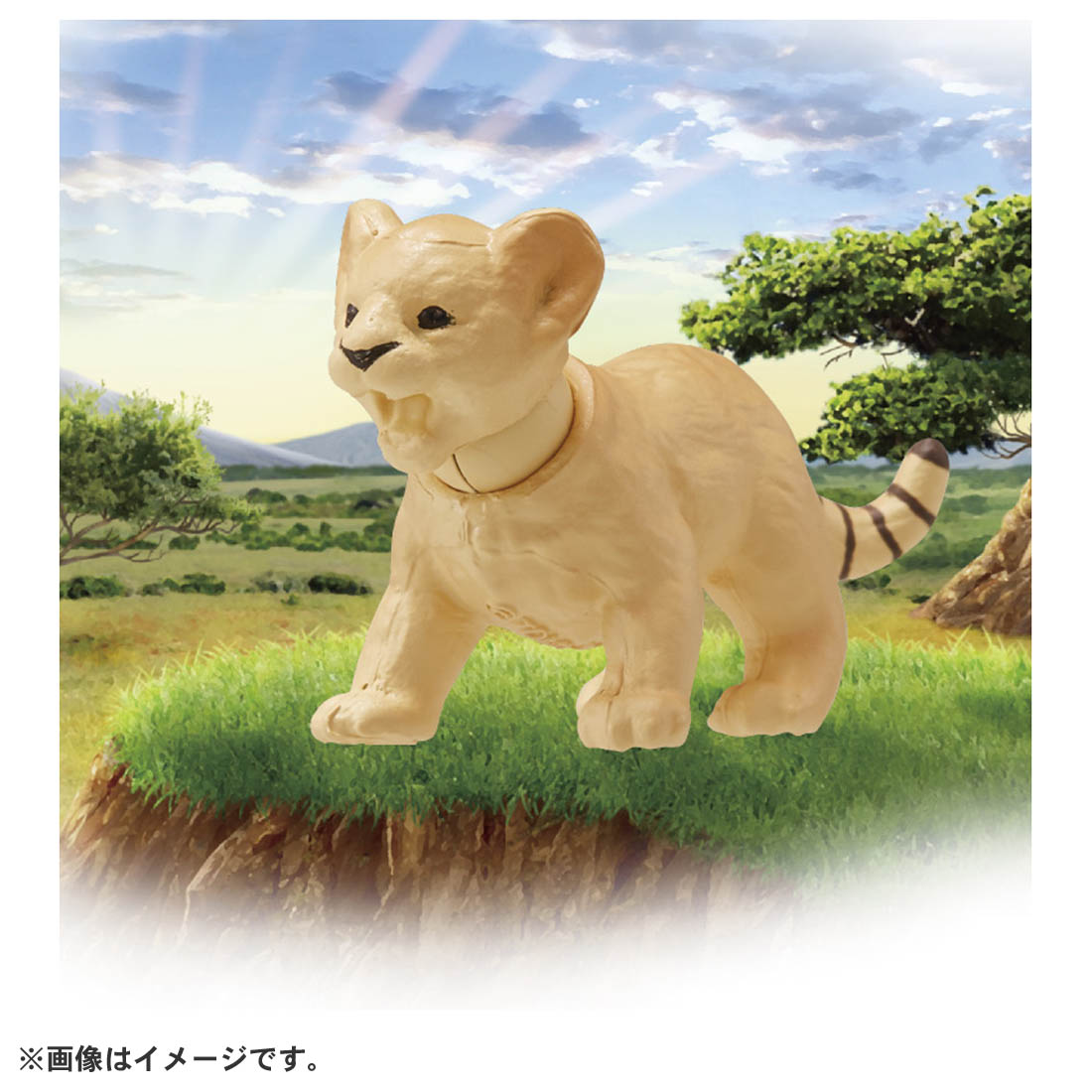 Takara Tomy ANIA animal Action Mini Figure - AC-01 Lion (Child)