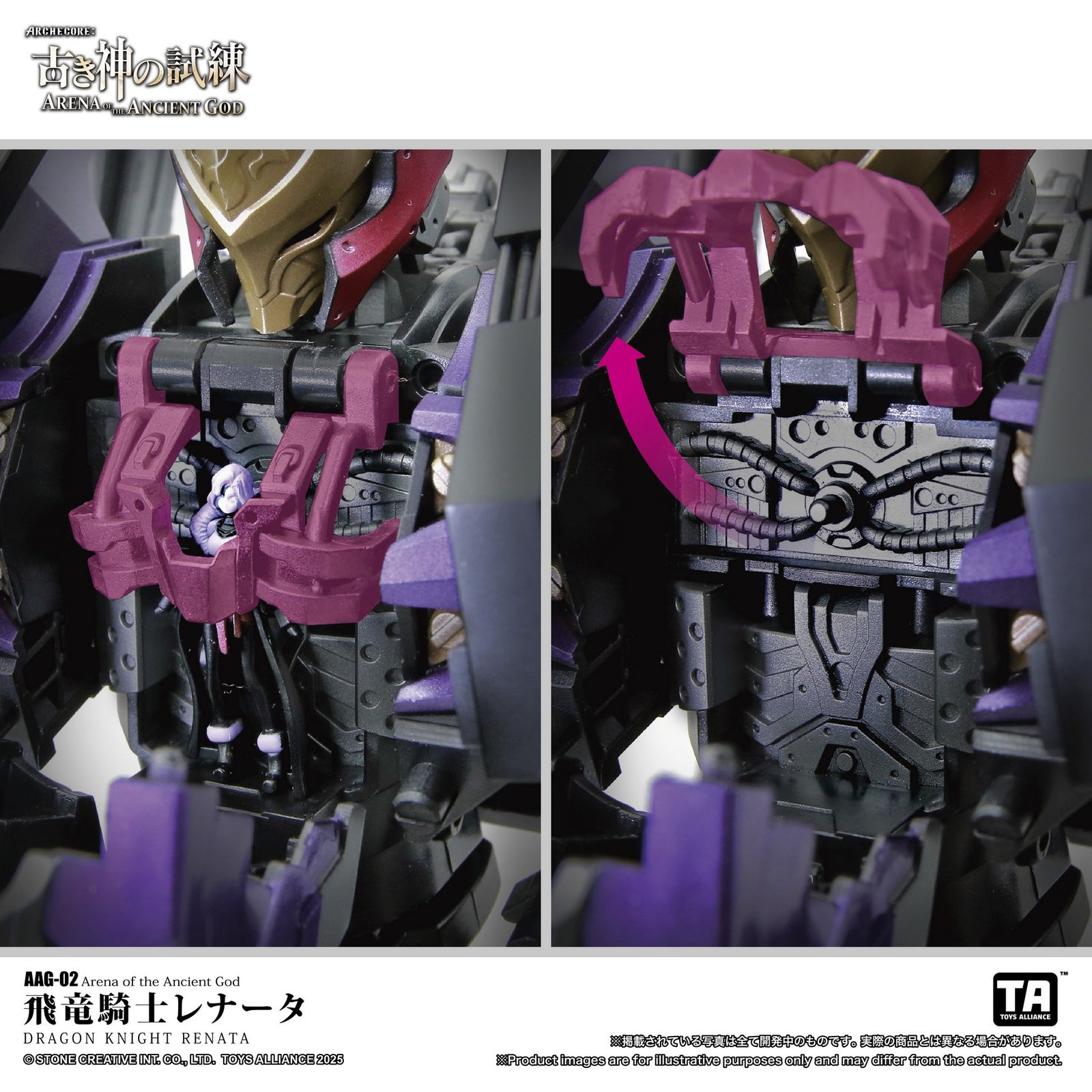 TA X ARCHECORE ARENA OF THE ANCIENT GOD AAG-02 Dragon Knight Renata(1/60)