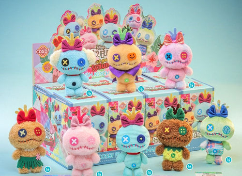 Load image into Gallery viewer, Hot Toys Disney Stitch Up Your Scrump Cosbi Plush Keychain Collection (Full set)
