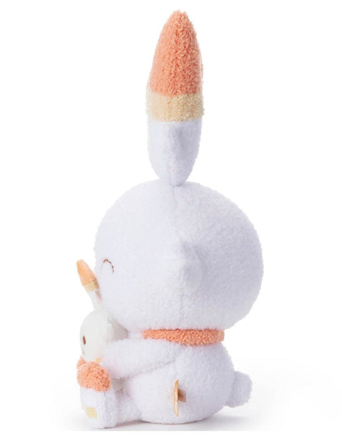 Load image into Gallery viewer, Takara Tomy Pokemon Soft Plush Toy Pokepeace Basic Scorbunny w/ mini Plush Ver
