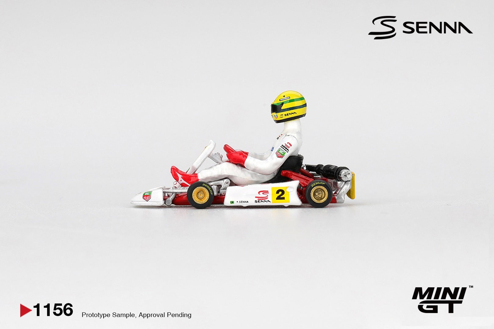 (Pre-order) MINI GT #1156 Senna Kart #2 Ayrton da Silva 1993 Masters of Paris