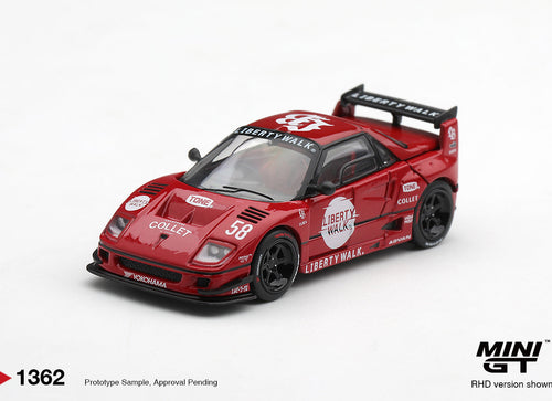 Load image into Gallery viewer, (Pre-order) Mini GT #1362 Mazda AZ-1 Liberty Walk LB40 LB-Hinomaru Red 2026 RHD

