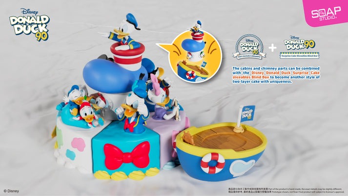 Soap Studio x Disney Donald Duck's Boat Stackable Ornaments 90 Figure