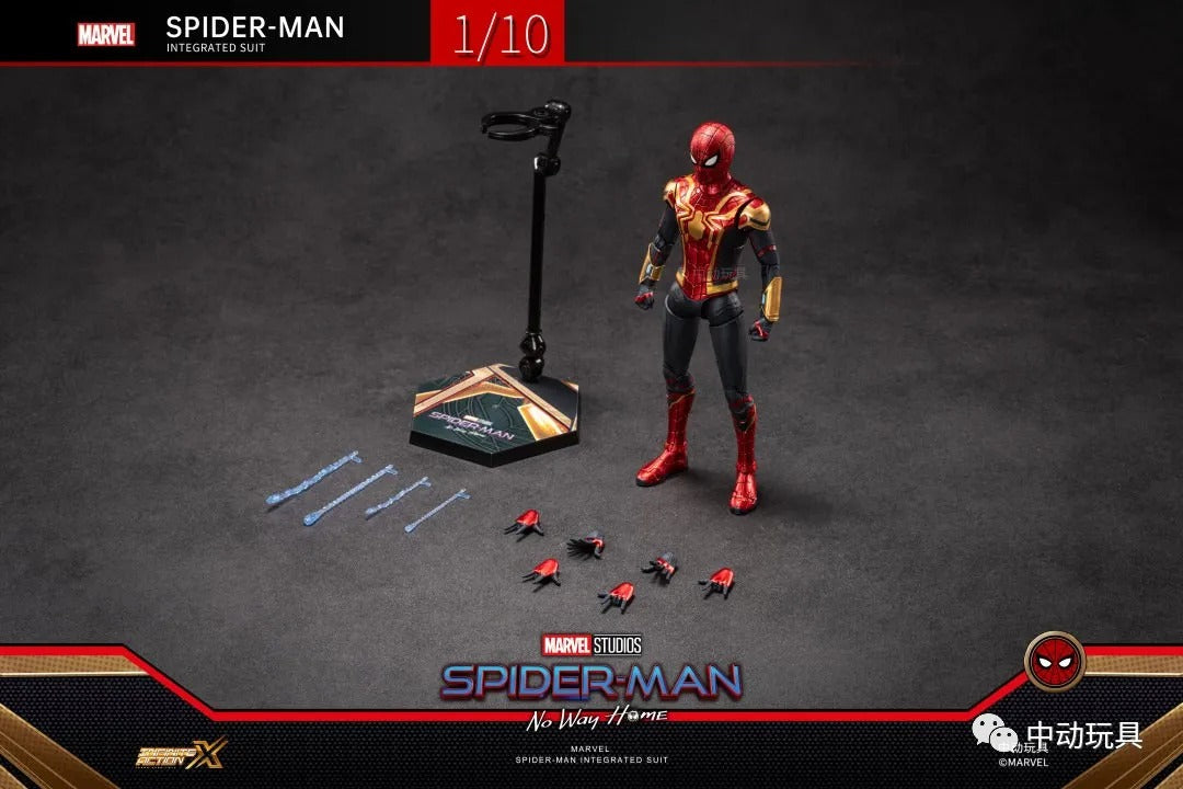 ZD Toys Marvel Avengers 1/10 Spiderman Intergraded Suit No Way Home Figure
