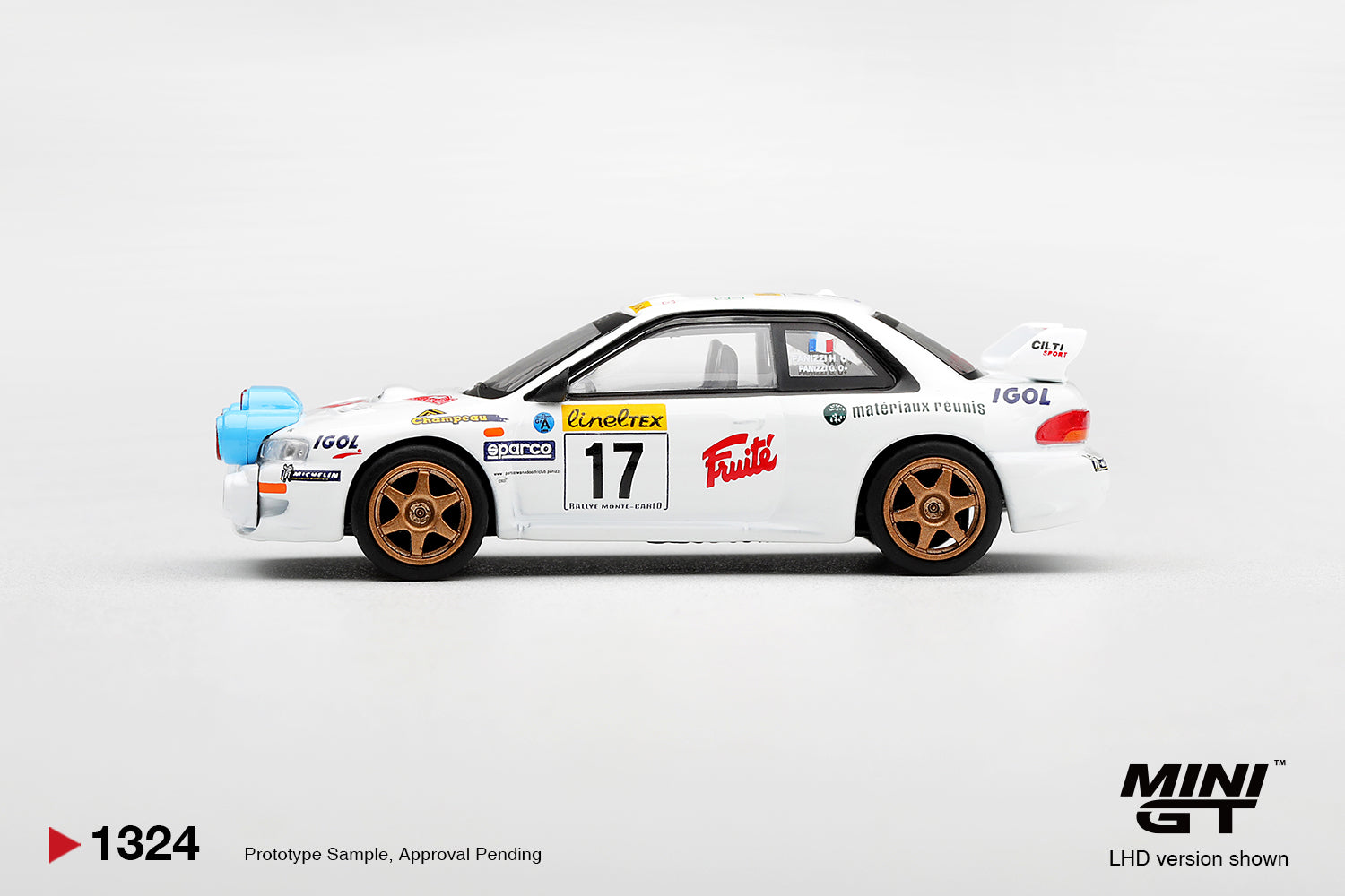(Pre-order) Mini GT 1/64 #1324 Subaru Impreza WRC98 1999 Rally Monte-Carlo LHD
