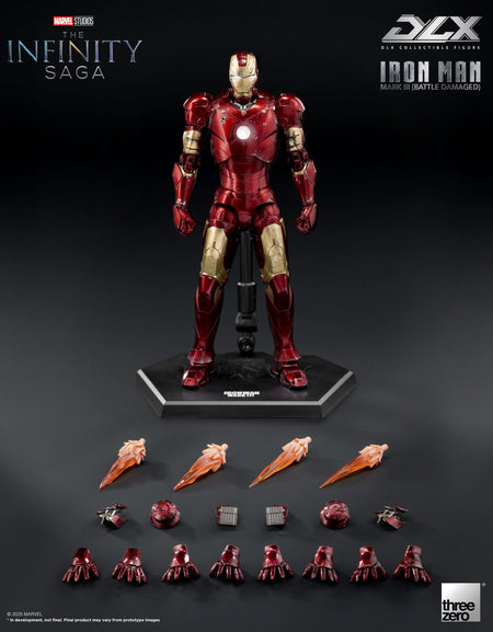 ThreeZero  Marvel The Infinity Saga DLX Iron Man Mark 3 (Battle Damaged ver.)