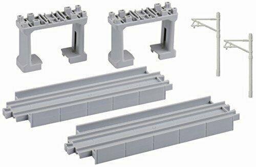 Load image into Gallery viewer, Takara Tomy Plarail Rail Train Accessory Parts R-26 Viaduct Straight Track
