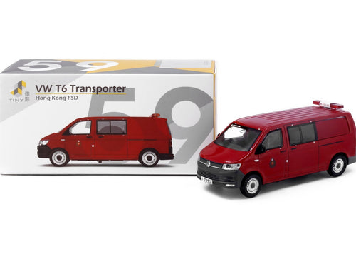 Load image into Gallery viewer, Tiny City 59 Die-cast Model Car - Volkswagen T6 Transporter HKFSD
