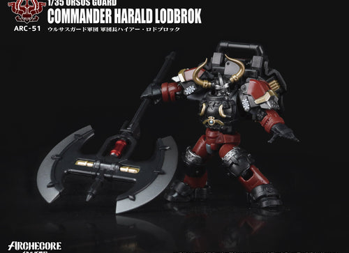 Load image into Gallery viewer, Toys Alliances ARCHECORE ARC-51 URSUS GUARD Commander Harald Lodbrok Figure
