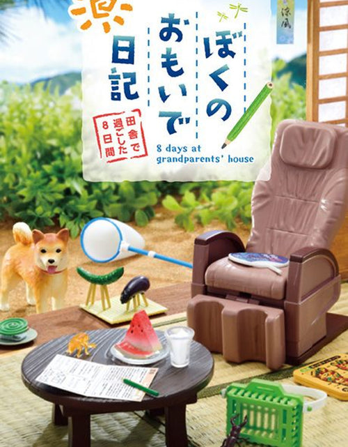 Load image into Gallery viewer, Re-ment Diary of My Memories - 8days at the Grandparents House (Full 8pcs set)
