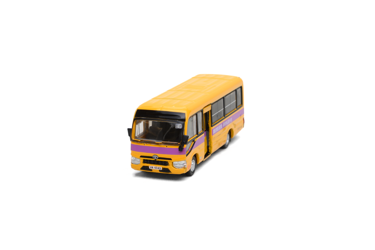 Tiny City Die-cast Model Car 1/76 - Toyota Coaster (B70) School Bus (19-seats)