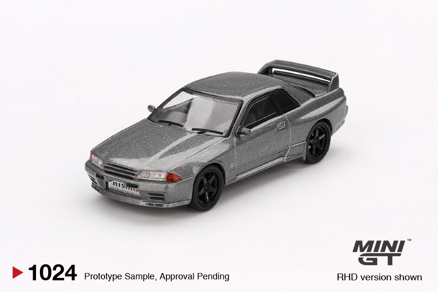 Mini GT #1024 Nissan Skyline GT-R NISMO BNR32 CRS Version Dark Gary