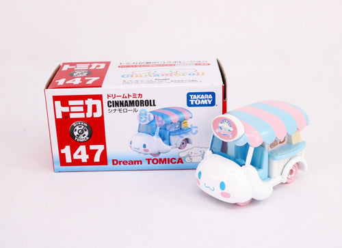 Load image into Gallery viewer, Takara Tomy Dream TOMICA Sanrio No. 147 Cinnamoroll Diecast Toy Car Japan
