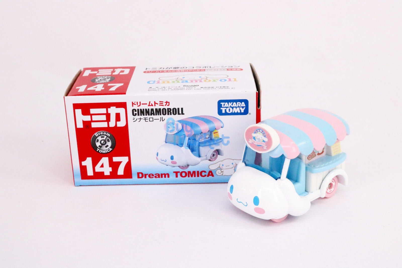 Takara Tomy Dream TOMICA Sanrio No. 147 Cinnamoroll Diecast Toy Car Japan