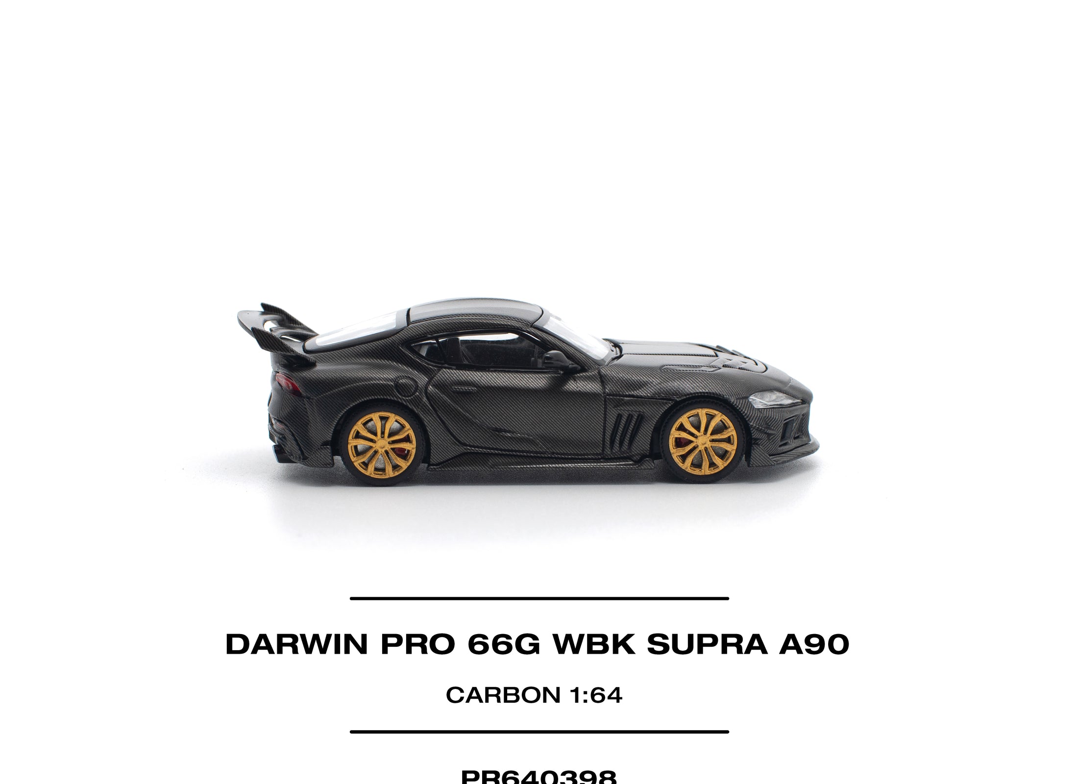 (Pre-order) POPRACE 1/64 DARWIN PRO 66G WBK SUPRA A90 CARBON EDITION Model Car