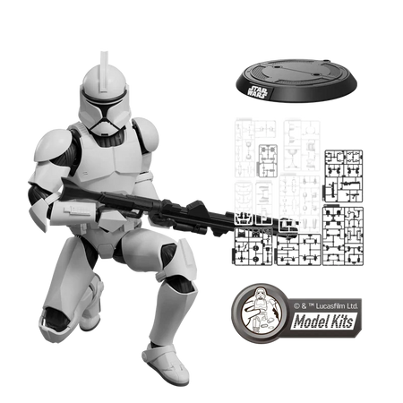 Blokees Star Wars Attack of the Clones Champion Class 07 Clone Trooper Model Kit