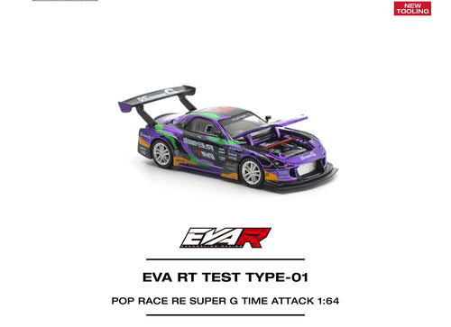 Load image into Gallery viewer, (Pre-order) POP RACE 1/64 EVA RT TEST TYPE-01 RE Super G Time Attack Diecast Car
