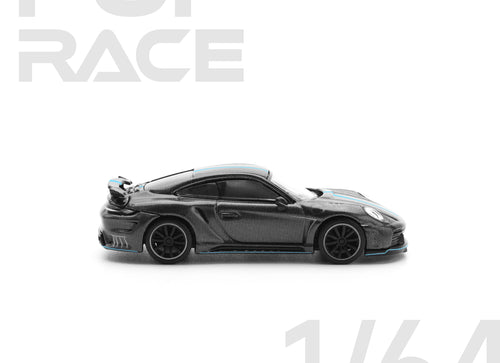 Load image into Gallery viewer, POPRACE 1/64 992 STINGER GTR CARBON EDITION (BLUE LINE) model car
