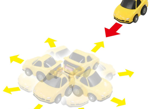 Load image into Gallery viewer, Takara Tomy Tomica ChoroQ Pull Back Diecast car: e-07 Mazda RX-7 (FD3S) (1st)
