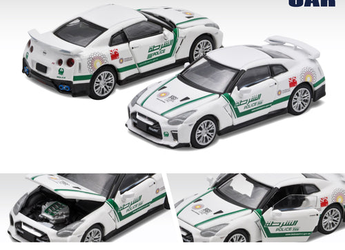 Load image into Gallery viewer, Era Car Die-cast car #98 2020 Nissan GT-R Dubai Police Car (EXPO 2020 Livery)
