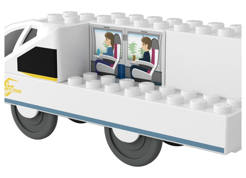Load image into Gallery viewer, Takara Tomy Tomica Plarail Blocks White Stream set
