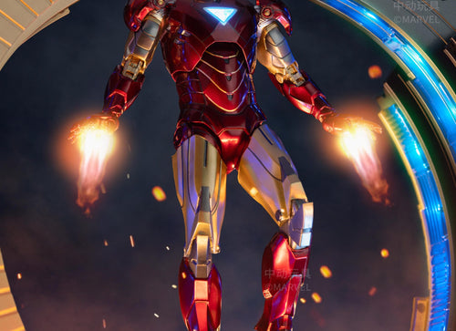 Load image into Gallery viewer, ZD Toys Marvel Avengers 1/10 MK6 With Suit-up Gantry Action Figure Set
