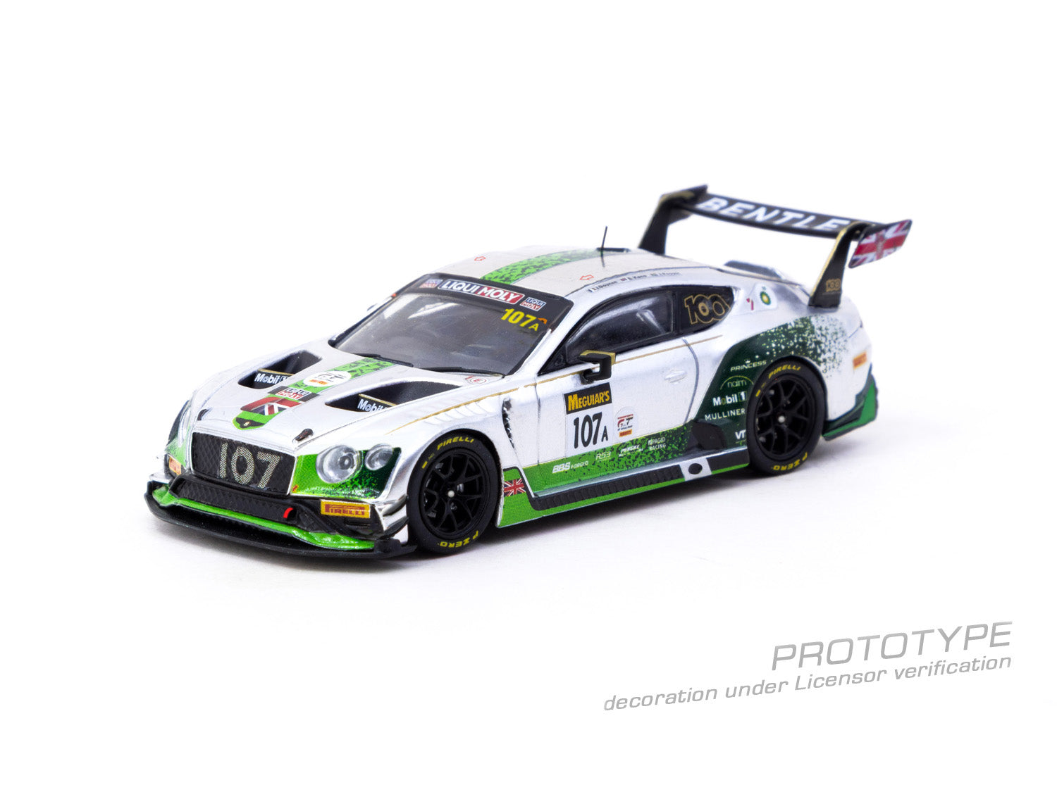 (Pre-order) Tarmac Works 1/64 Bentley Continental GT3 Bathurst 12 Hour 2019