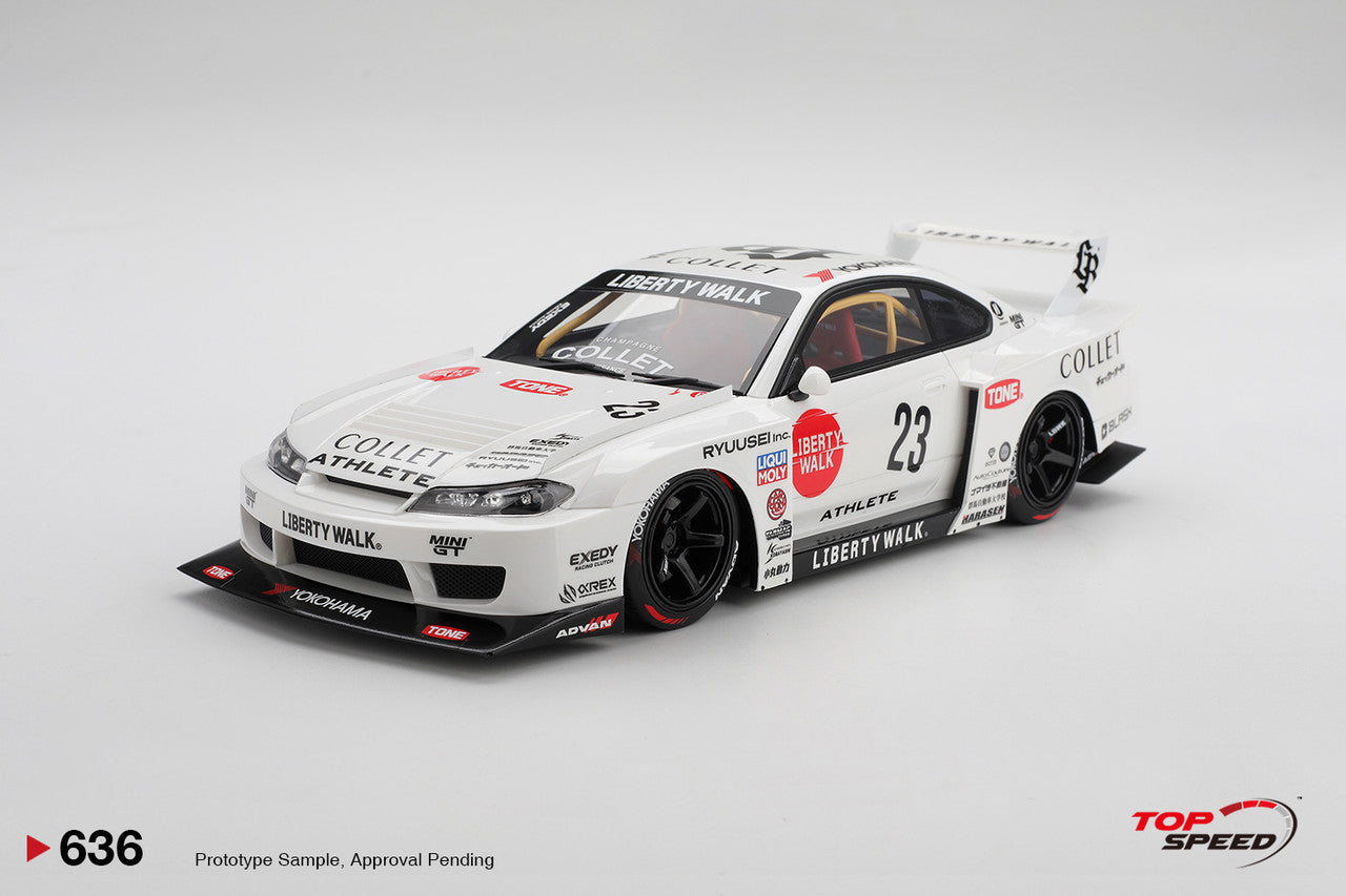(Pre-order) Top Speed 1/18 Nissan SILVIA(S15) LB-Super Silhouette ATHLETE TS0636