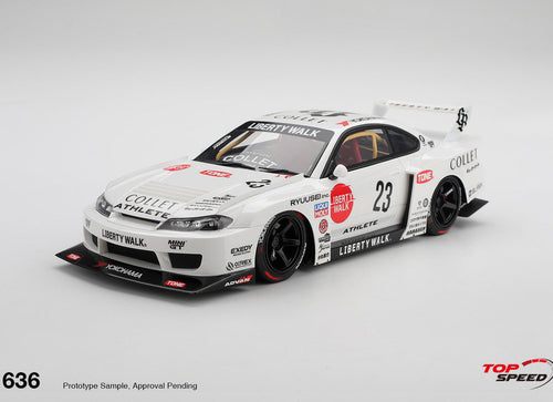 Load image into Gallery viewer, (Pre-order) Top Speed 1/18 Nissan SILVIA(S15) LB-Super Silhouette ATHLETE TS0636
