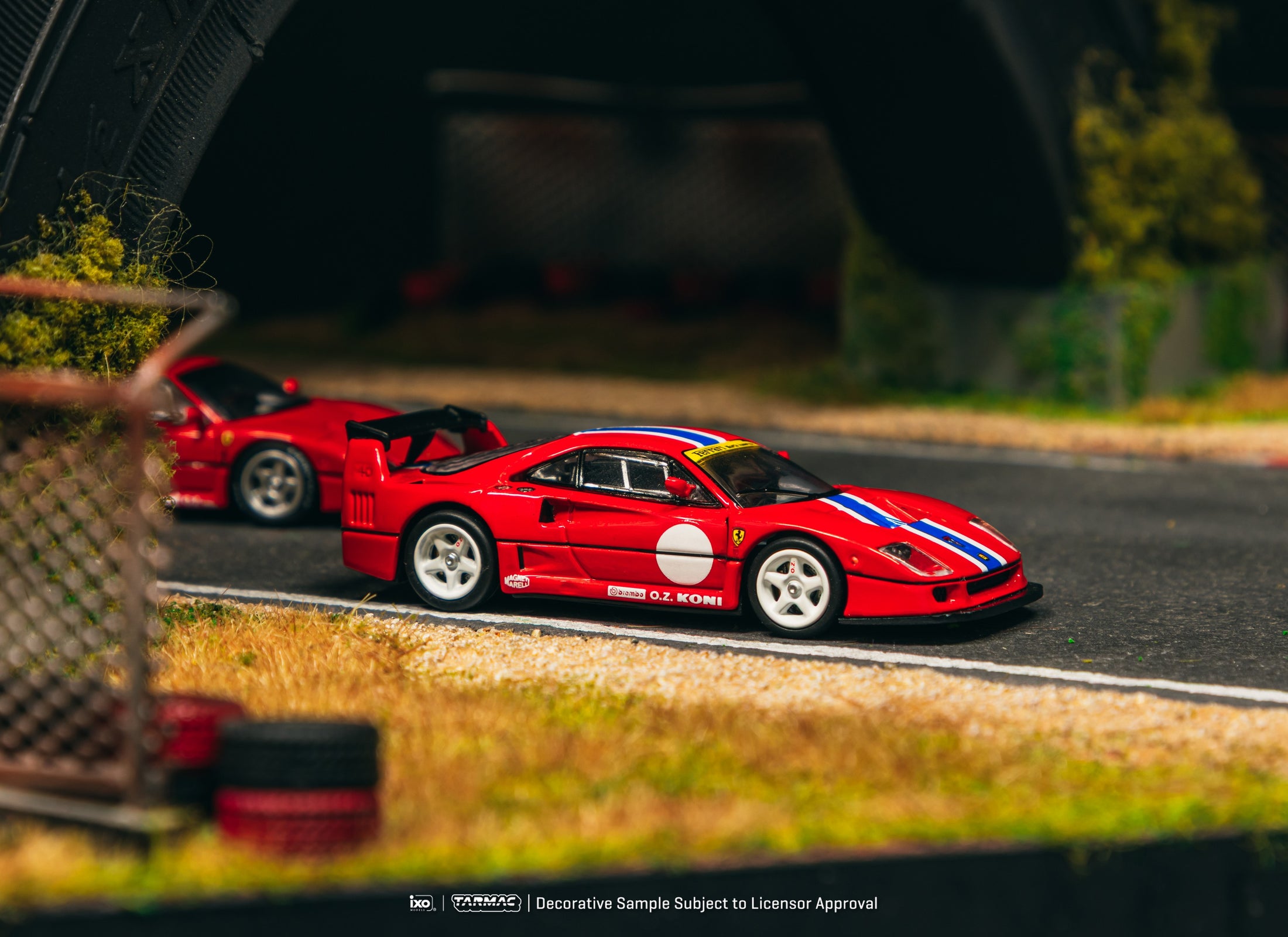 (Pre-order) Tarmac Works 1/64 Ferrari F40 LM Red Diecast Model Car HOBBY64