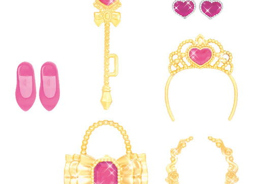 Load image into Gallery viewer, Takara Tomy Licca Rika Doll Clothes &amp; Accessories Rainbow Princess Dress Set
