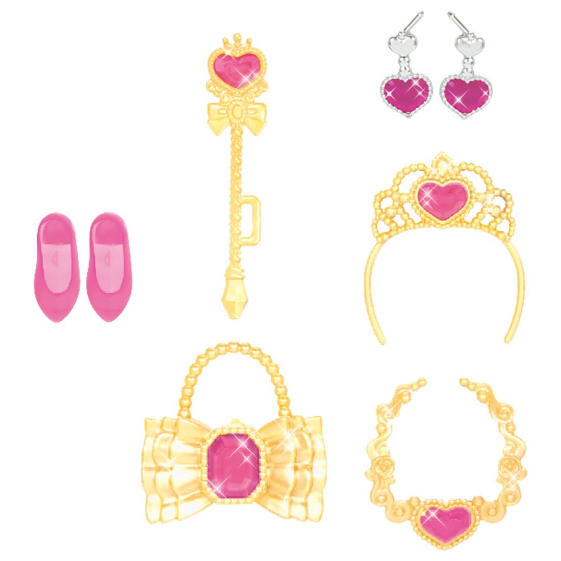 Takara Tomy Licca Rika Doll Clothes & Accessories Rainbow Princess Dress Set